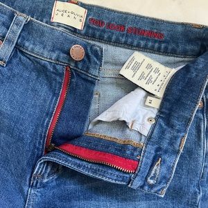 Alice + Olivia wide leg jeans